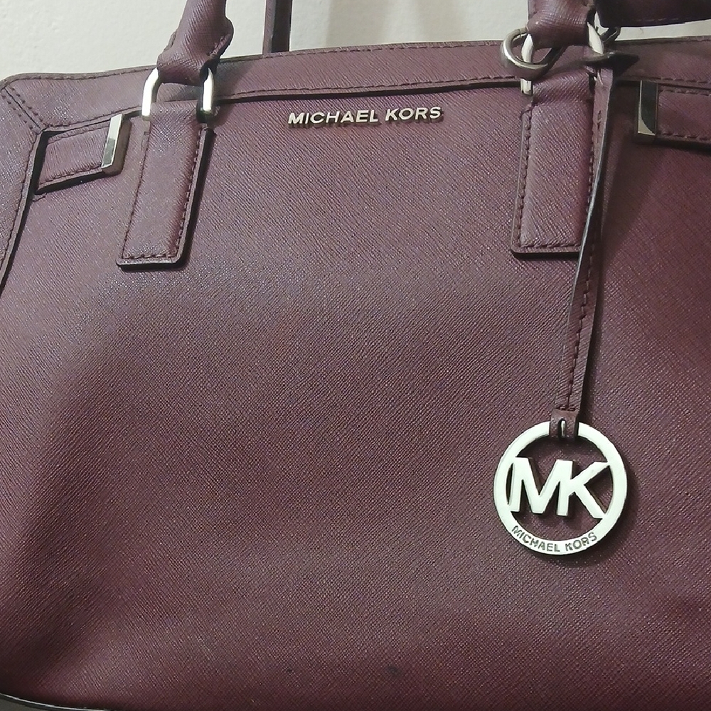 Michael Kors Plum Satchel Bag